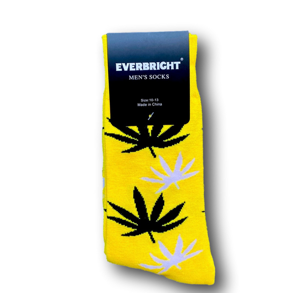 Everbright Other - 3/$18 Special Plant Leaf Funny Novelty Crew Socks - NWT